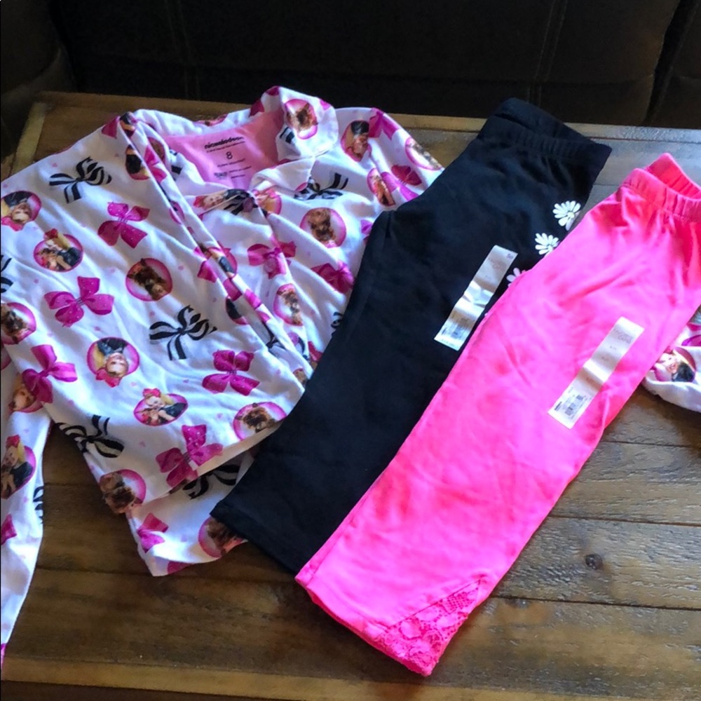 New tags on Girls Size 7/8 Pajamas and Capri pants